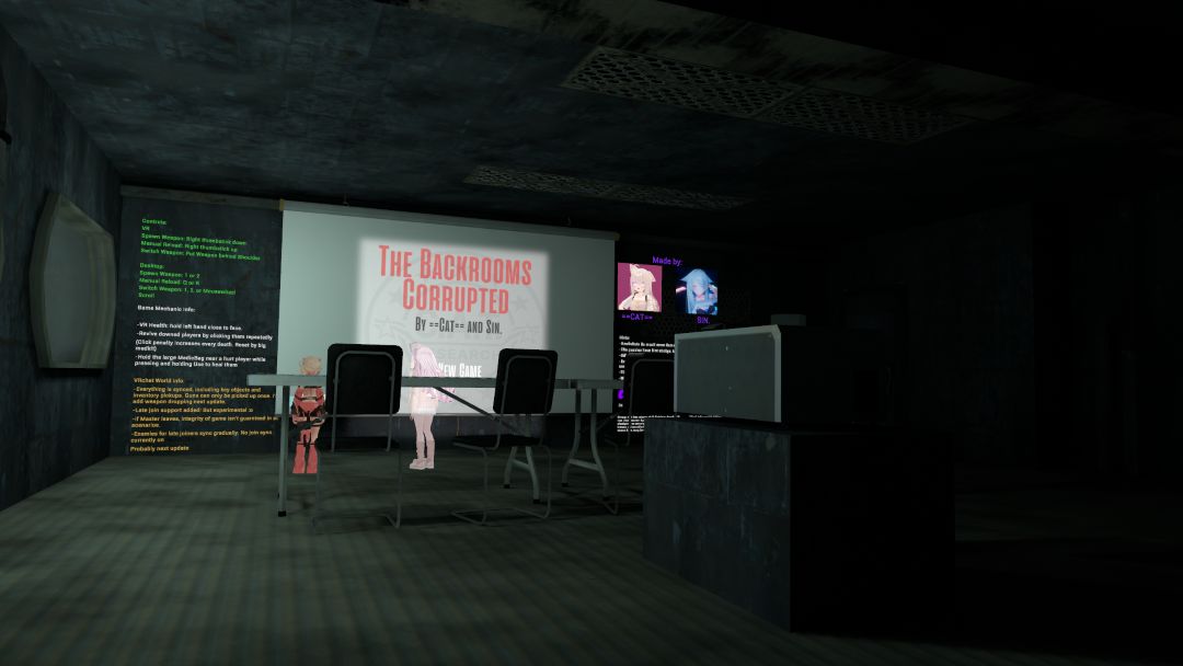 VRChatワールド紹介 The Backrooms Corrupted 1