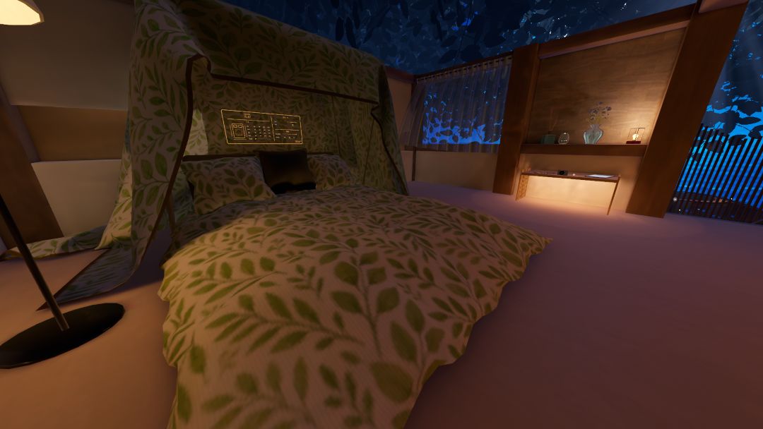 VRChatワールド紹介 大樹のそよ風（夜） 5