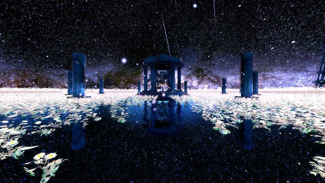 VRChatワールド紹介 星降りの湖 - Lake of falling star - 1