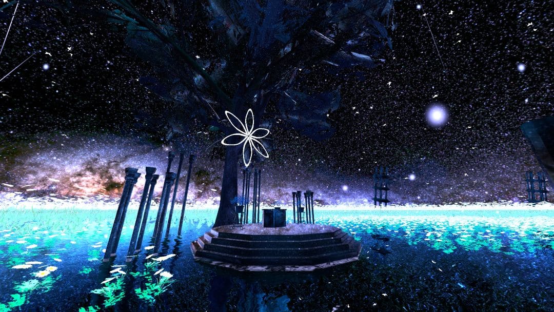 VRChatワールド紹介 星降りの湖 - Lake of falling star - 3
