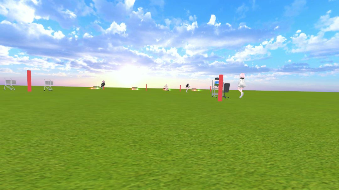 VRChatワールド紹介 JUST芝すべり（JUST Grass Sledding） 1