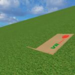 VRChatワールド紹介 JUST芝すべり（JUST Grass Sledding） サムネイル