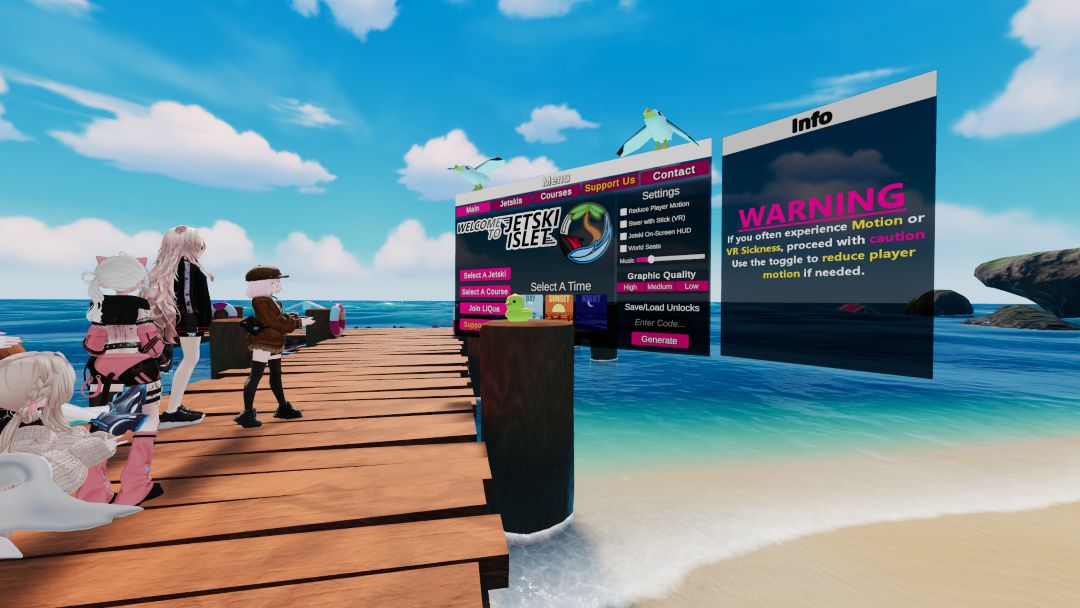 VRChatワールド紹介 Jetski Islet 2