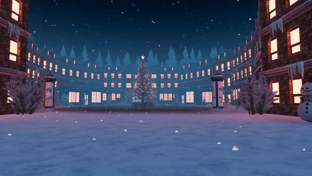 VRChatワールド紹介 Snow Plaza Cafe 1