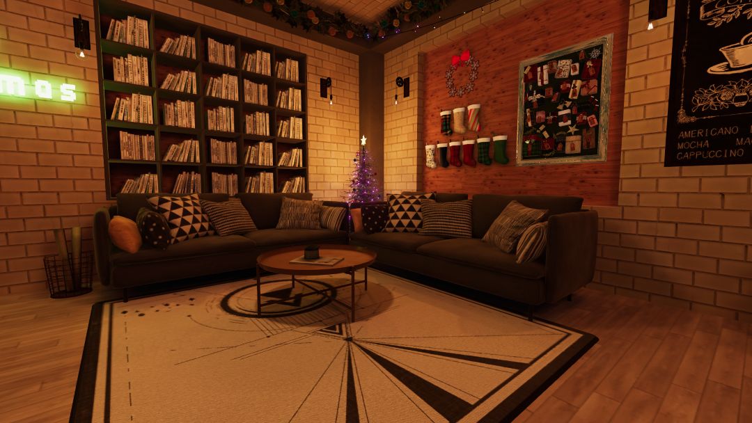 VRChatワールド紹介 Snow Plaza Cafe 4