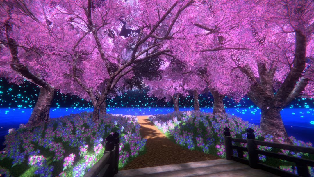 VRChatワールド紹介 幽世の月 -反魂蝶- 4