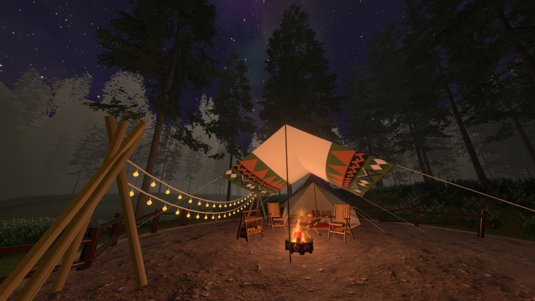 VRChatワールド紹介 森に灯る場所 4