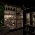 VRChatワールド紹介 水上Cafe サムネイル