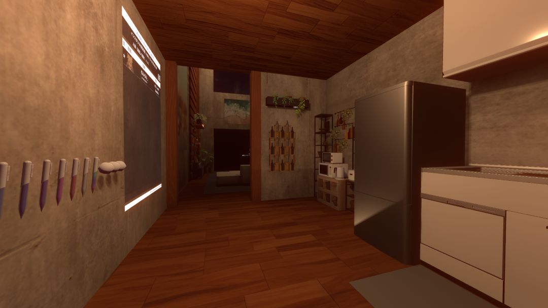 VRChatワールド紹介 雨と紅茶とコンクリート -Rain Tea Concrete- 1