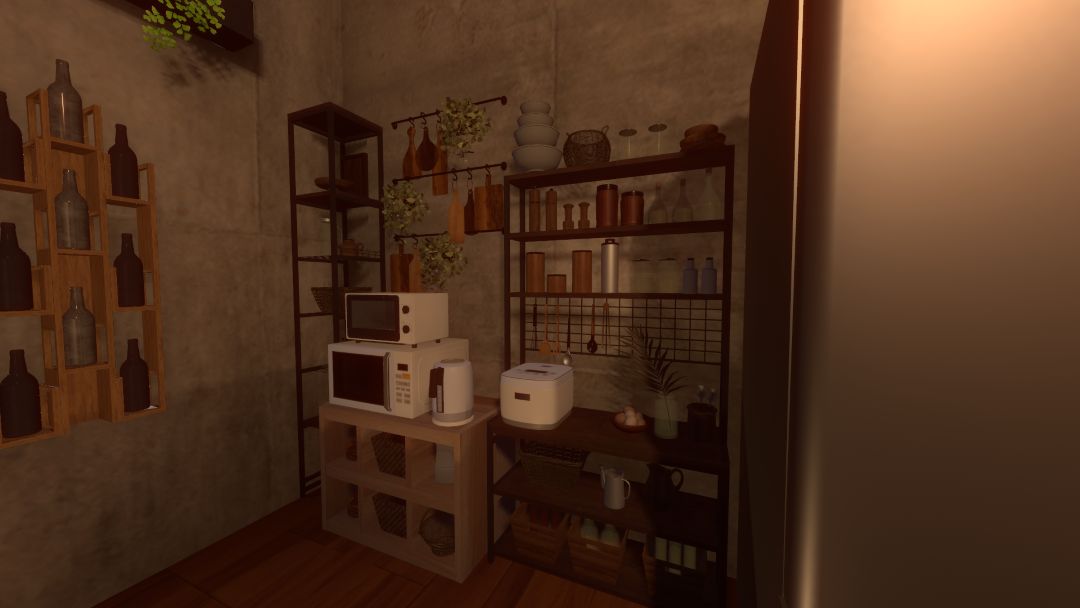 VRChatワールド紹介 雨と紅茶とコンクリート -Rain Tea Concrete- 4