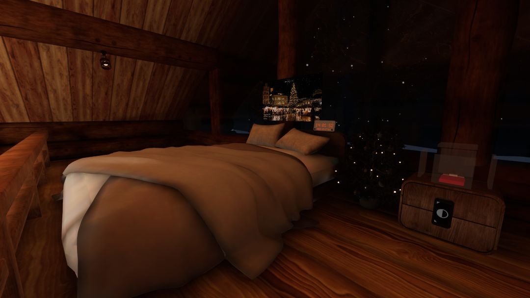 VRChatワールド紹介 雪降るクリスマスの隠れ家 3