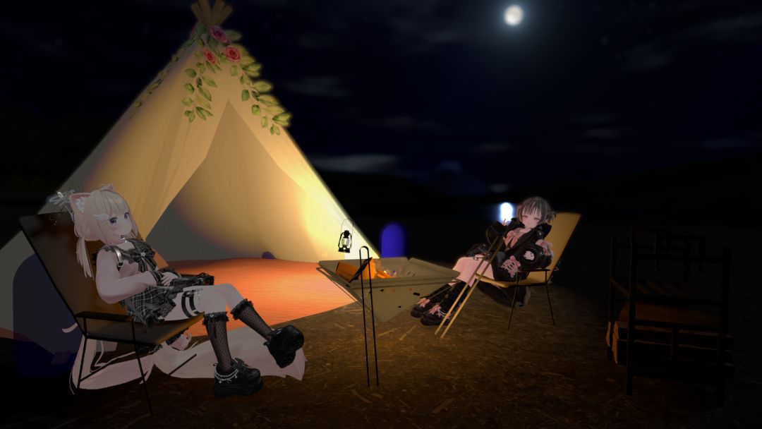 【VRChatワールド紹介】ゆるっとキャンプ場-Virtual Camping Experience- | インドアろんろんのお役立ちブログ