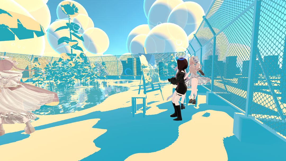 【VRChatワールド紹介】Rooftop Canvas | インドアろんろんのお役立ちブログ