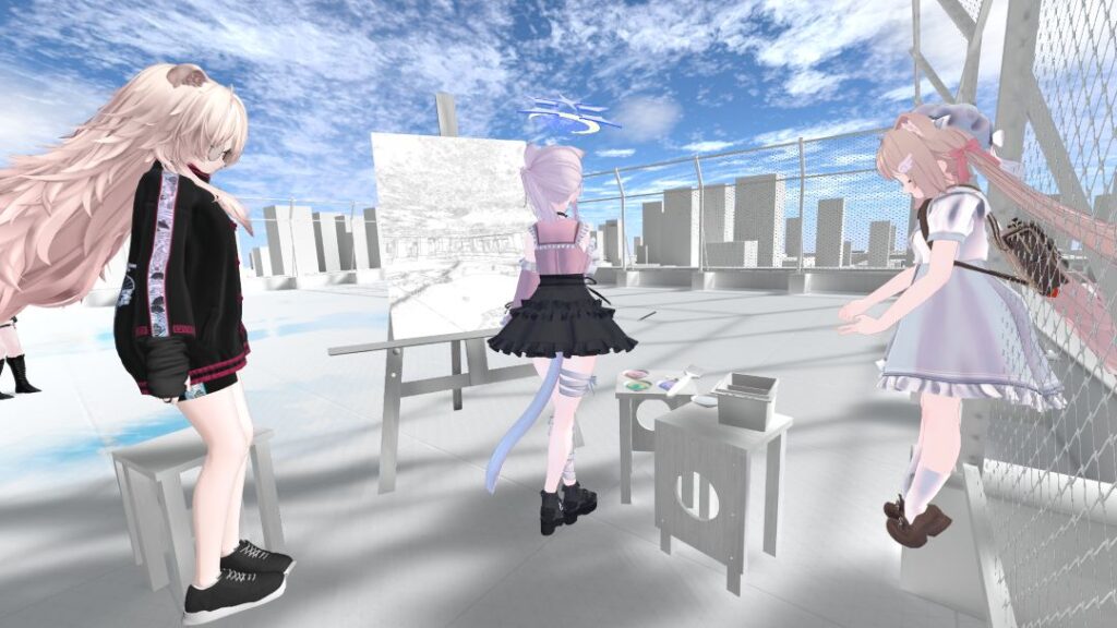 【VRChatワールド紹介】Rooftop Canvas | インドアろんろんのお役立ちブログ