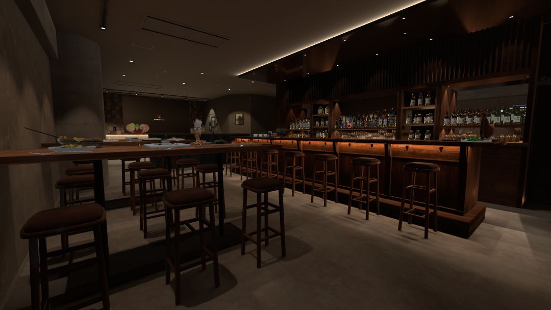 VRChatワールド紹介 Bar 夜更けの語らい 1