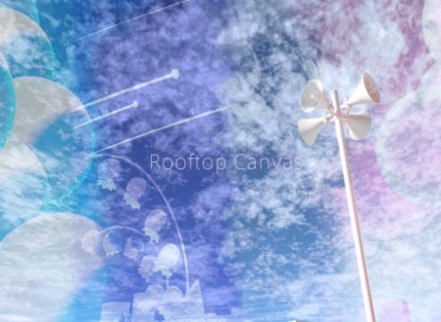 VRChatワールド紹介 Rooftop Canvas サムネイル