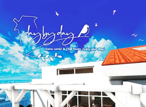 VRChatワールド紹介 day by day サムネイル