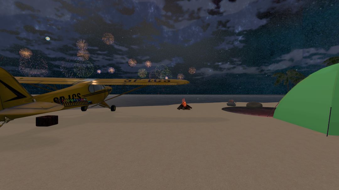 VRChatワールド紹介 ひとりぼっちの夜に 1