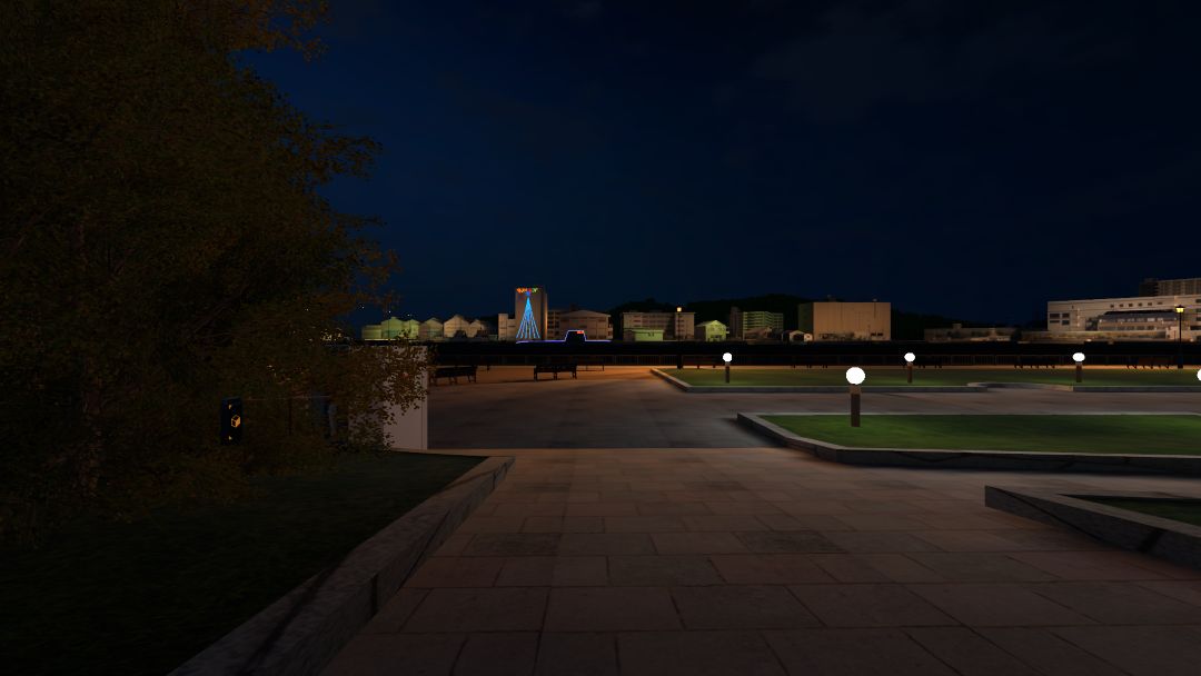 VRChatワールド紹介 ヨコスカ公園（新年）-YOKOSUKA Bayside Park（New Year）- 1