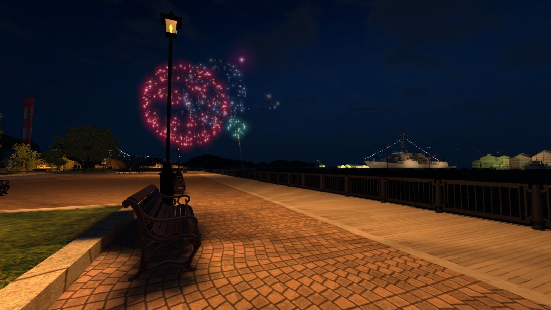 VRChatワールド紹介 ヨコスカ公園（新年）-YOKOSUKA Bayside Park（New Year）- 3