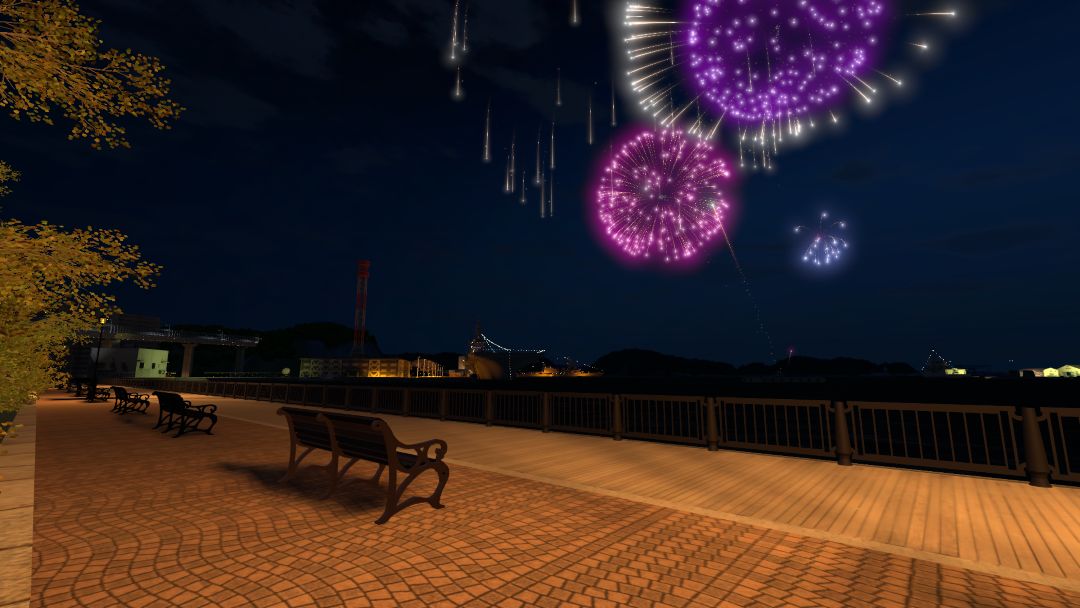 VRChatワールド紹介 ヨコスカ公園（新年）-YOKOSUKA Bayside Park（New Year）- 4