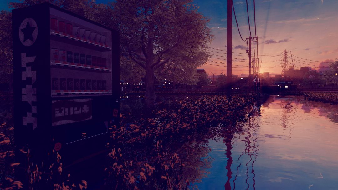 VRChatワールド紹介 夕焼けの帰り道ーOn my way home in the Sunset 2