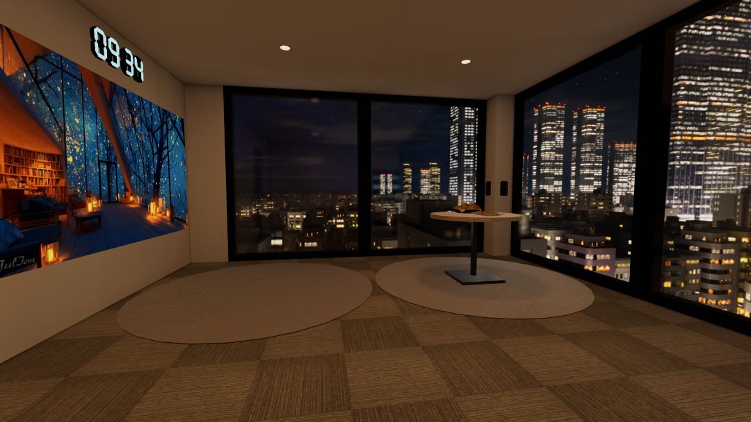 VRChatワールド紹介 星と夜景のカプセルホテル - Starlight ＆ Citylights Capsule Hotel 2