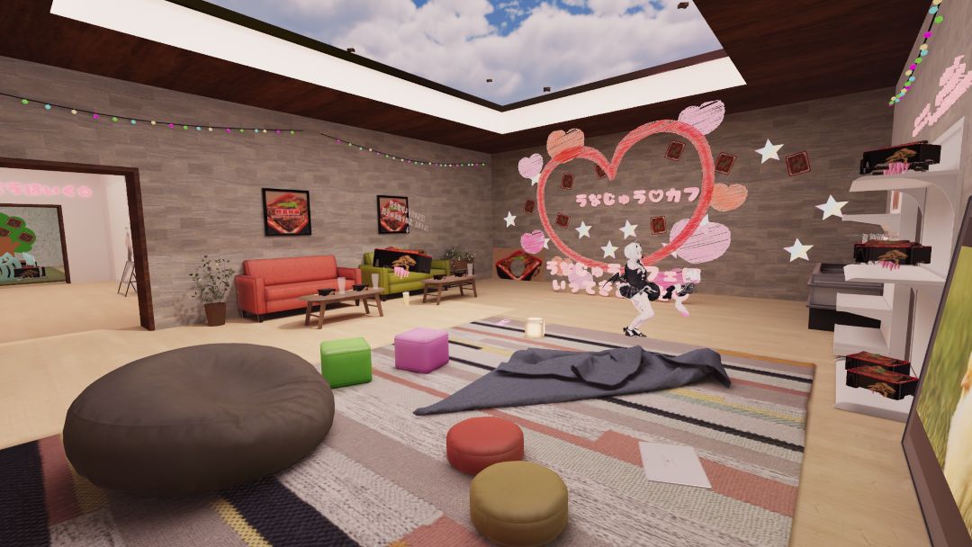 VRChatワールド紹介 鰻重カフェ 3