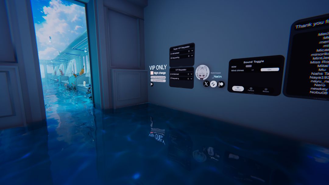 VRChatワールド紹介 Dream˸ ⁄ 夢˸ 1