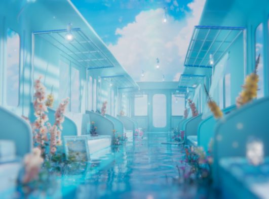 VRChatワールド紹介 Dream˸ ⁄ 夢˸ サムネイル