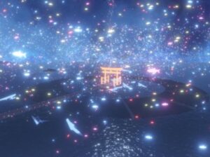 VRChatワールド紹介 TSUKUYOMI_星降る海 サムネイル