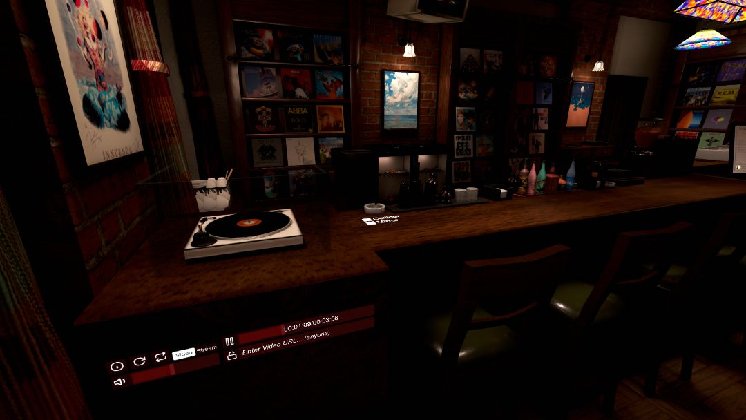 VRChatワールド紹介 rock cafe new moon 1