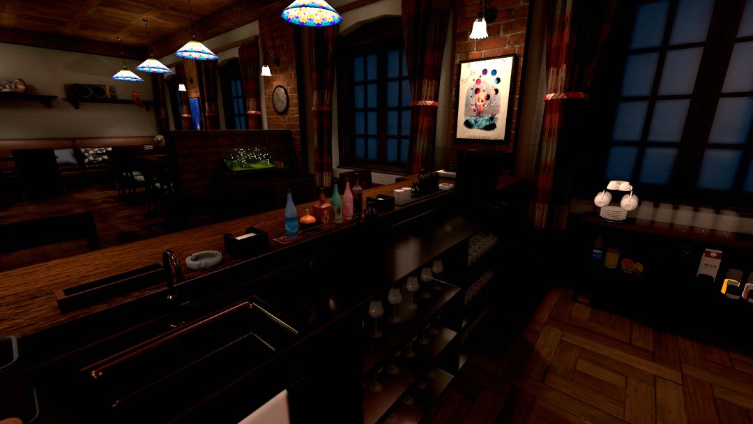 VRChatワールド紹介 rock cafe new moon 3