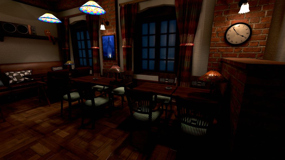 VRChatワールド紹介 rock cafe new moon 4