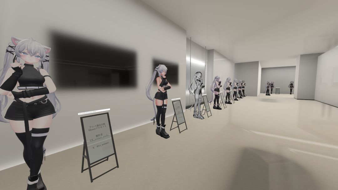 VRChatワールド紹介 肌マテリアルを選びながら改変ができるワールドPart2 2