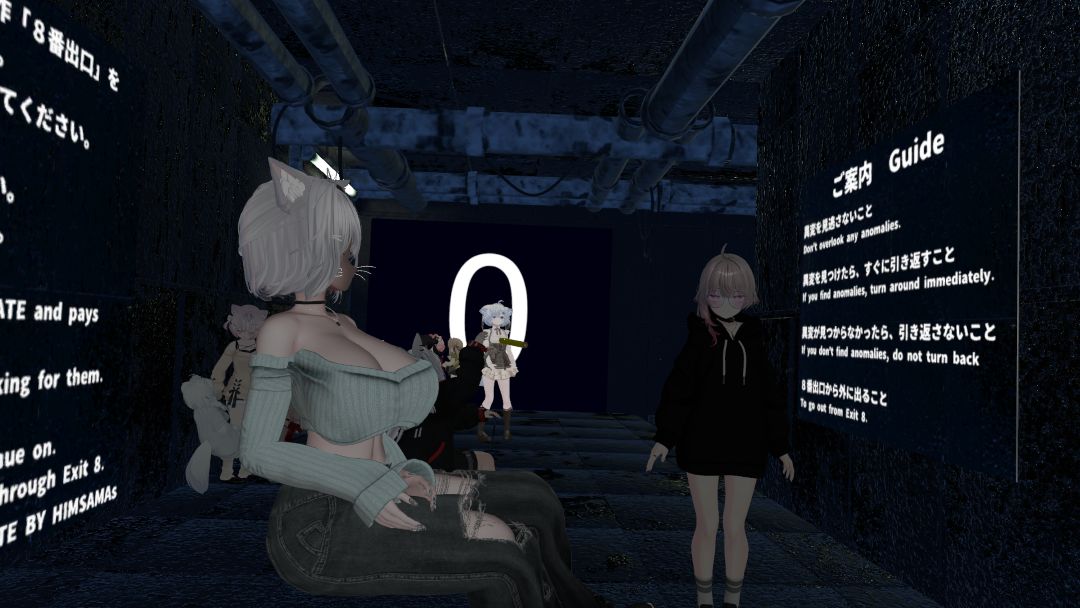 VRChatワールド紹介 8番地下通路 8 Exit Underground passage 1