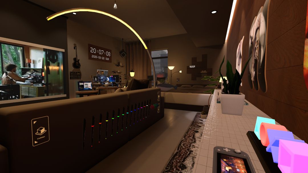 VRChatワールド紹介 天気悪いしウチくる？ 2