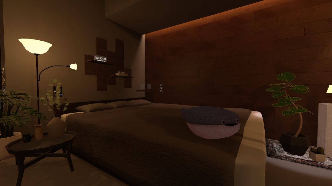 VRChatワールド紹介 天気悪いしウチくる？ 5