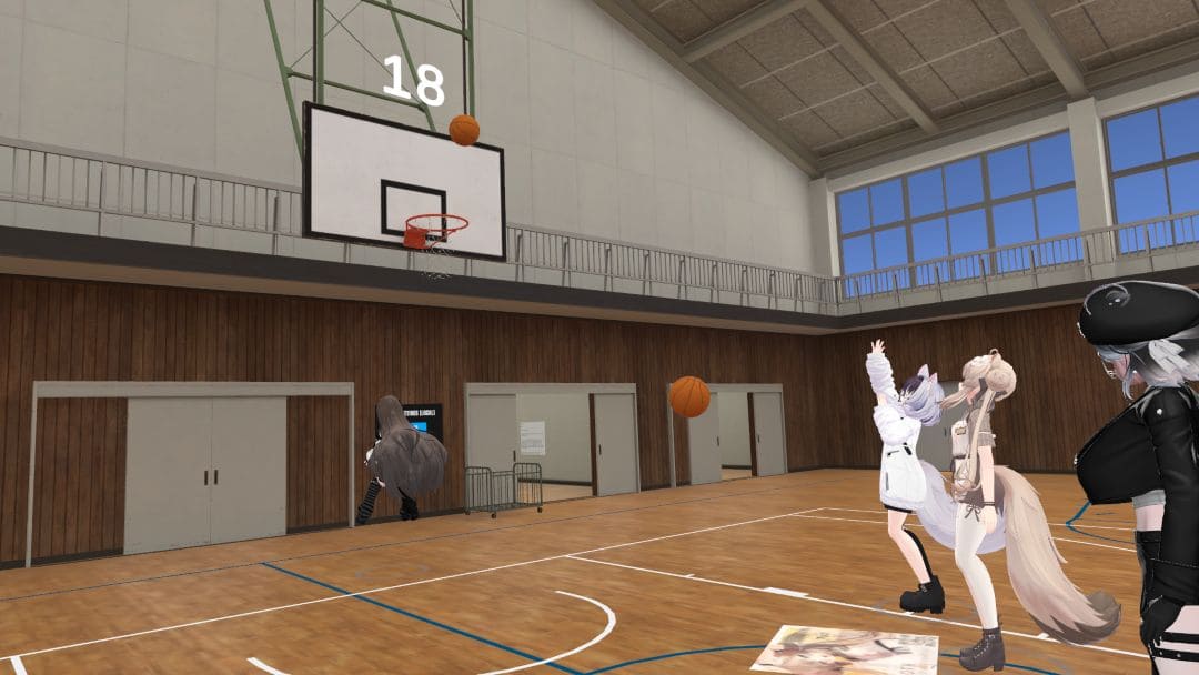 VRChatワールド紹介 Basketball Gym ［Beta］ 4