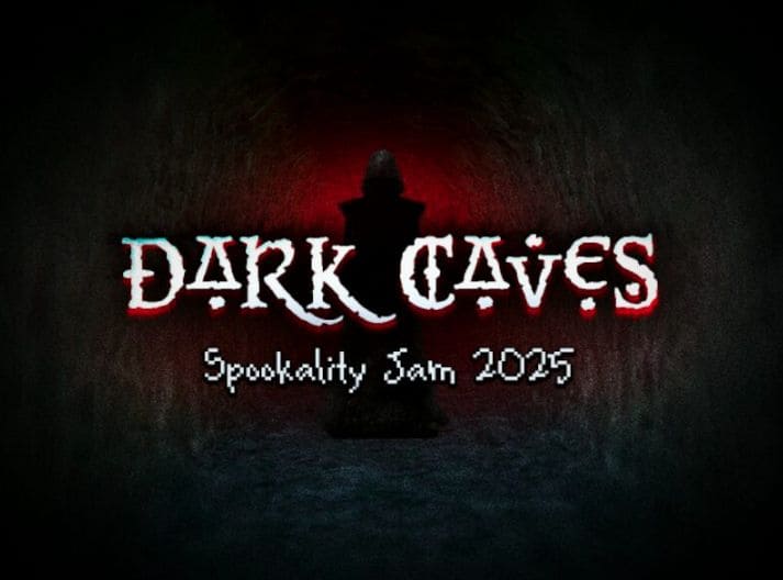 VRChatワールド紹介 Dark Caves サムネイル