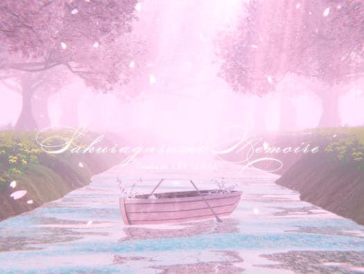 VRChatワールド紹介 桜霞メモワール - sakuragasumi mémoire- サムネイル