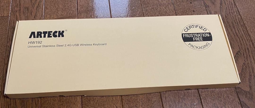 【レビュー！】Arteck 2.4G ワイヤレスキーボード1