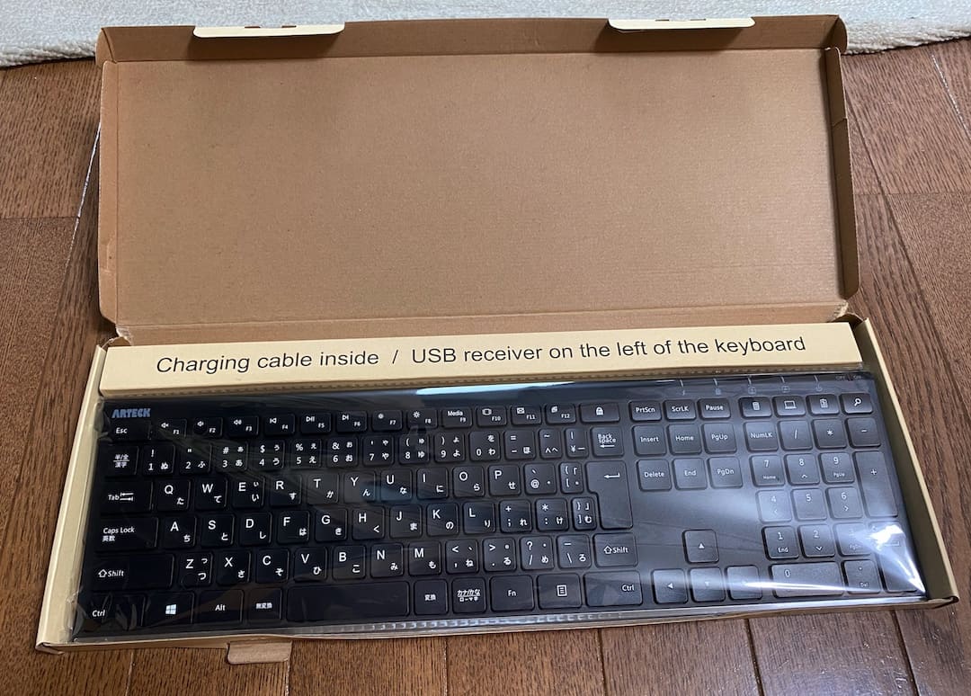 【レビュー！】Arteck 2.4G ワイヤレスキーボード3