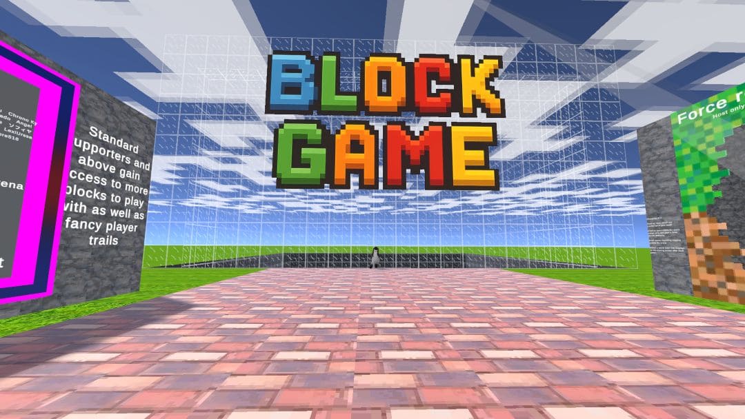 VRChatワールド紹介 BLOCK GAME V1․1 1