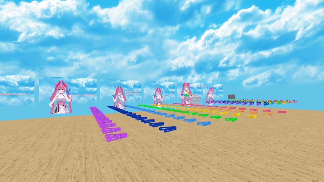 VRChatワールド紹介 わくわく洗濯バサミクラフトわーるど 1