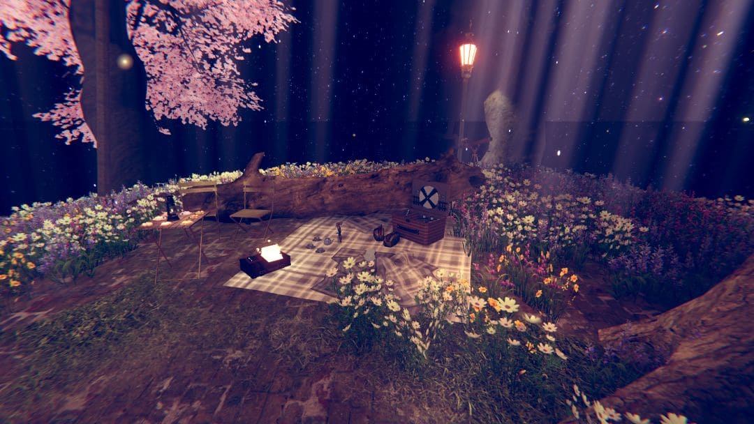 VRChatワールド紹介 アルテミスの夜桜 Charlottes Artemis Blossom 3