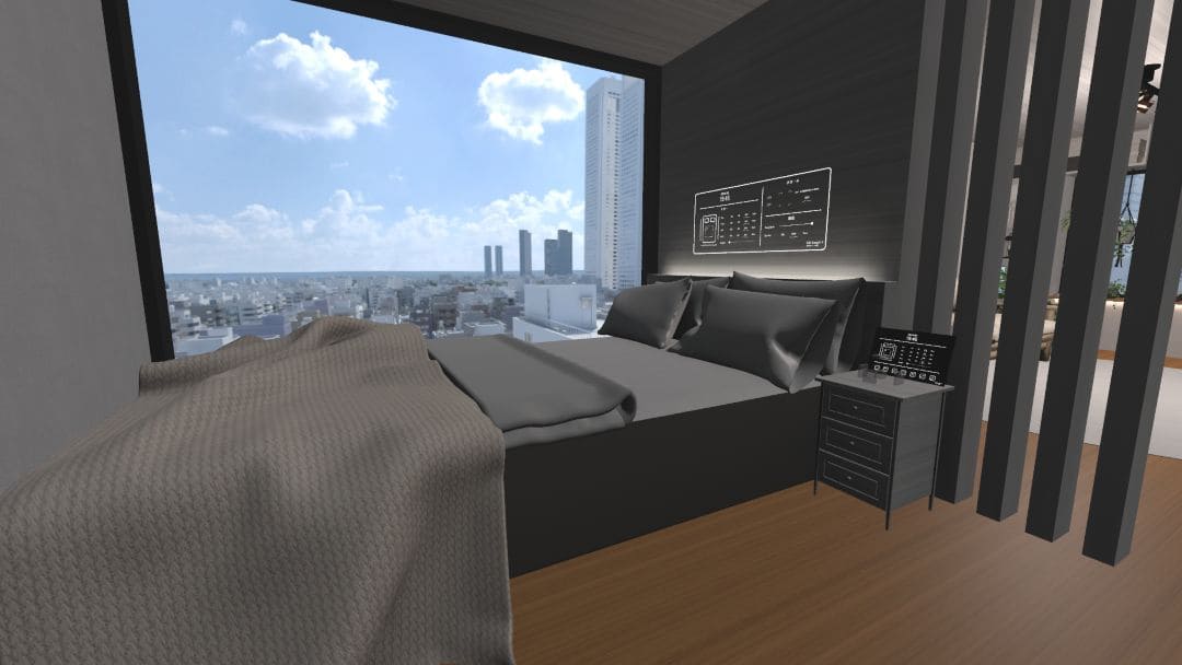 VRChatワールド紹介 植物と暮らす都会生活 -Living a cityday with Plants- 3
