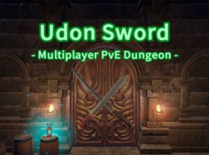 VRChatワールド紹介 Udon Sword - Multiplayer PvE Dungeon - サムネイル