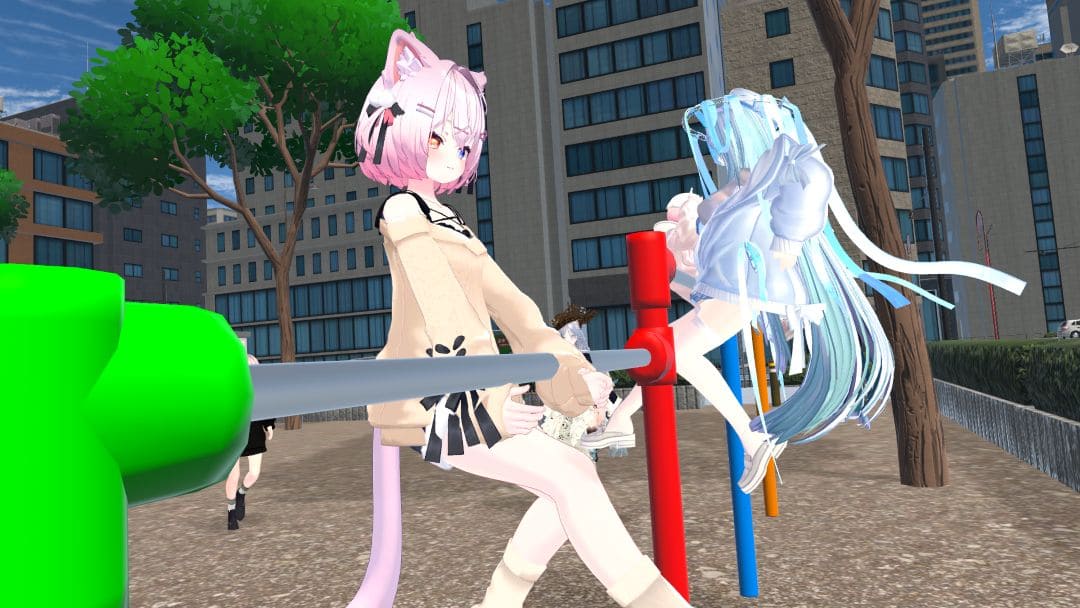 VRChatワールド紹介 木編公園～都会のオアシス～ Kiamu Park-Urban Oasis- 3