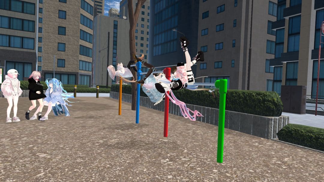 VRChatワールド紹介 木編公園～都会のオアシス～ Kiamu Park-Urban Oasis- 4